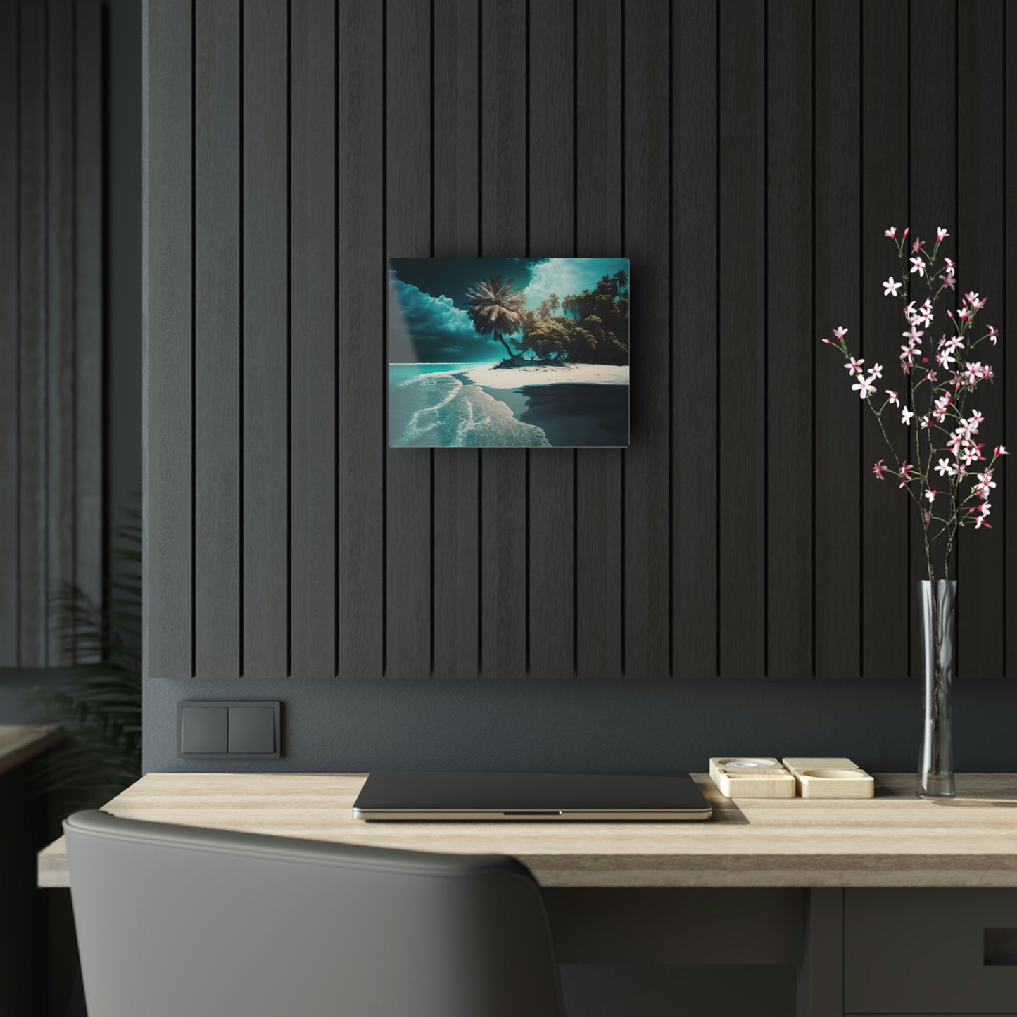 paridise beach malidivs Acrylic Prints